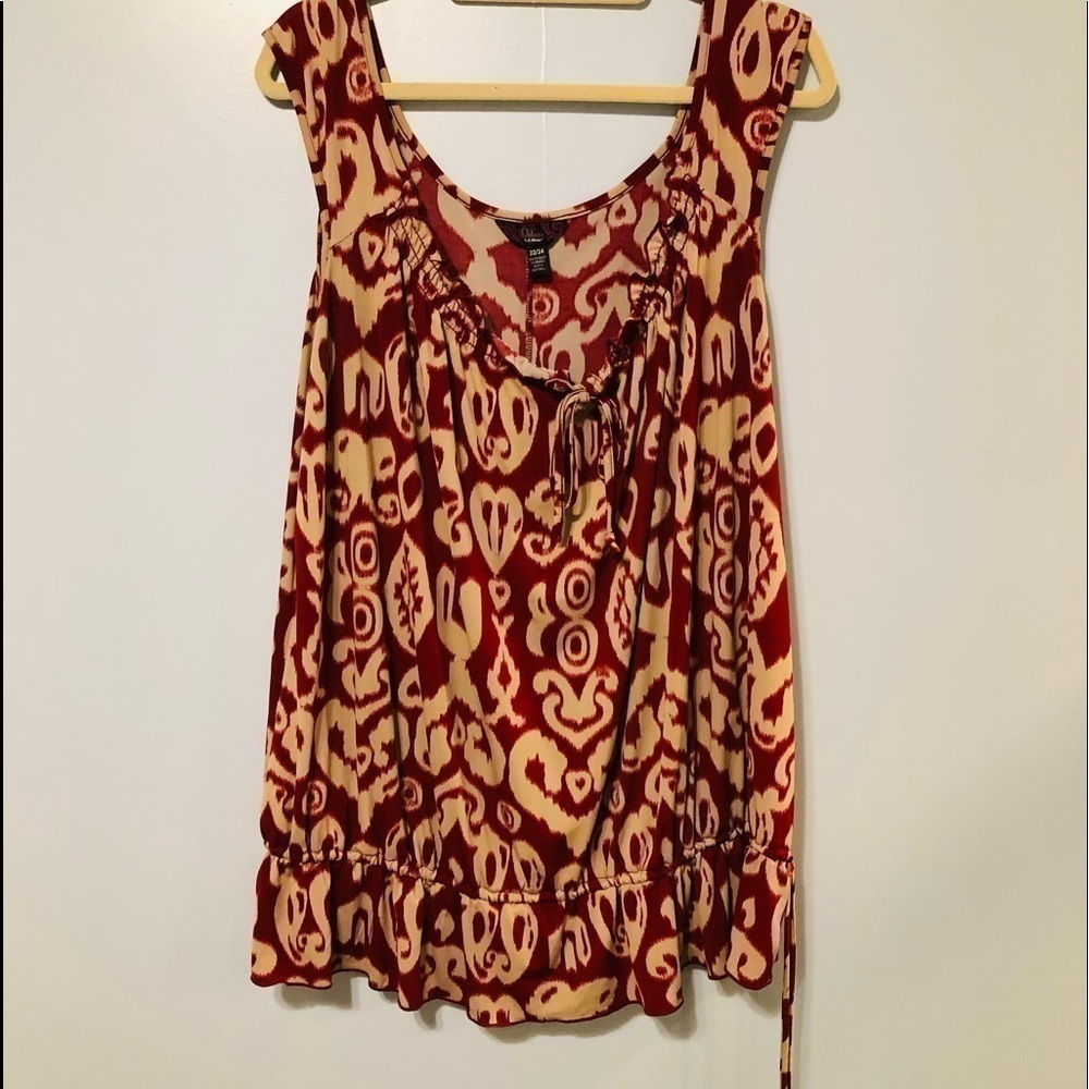 Deluxe L.A. Blues size 22/24 sleeveless top. Soft slinky material - Picture 10 of 11
